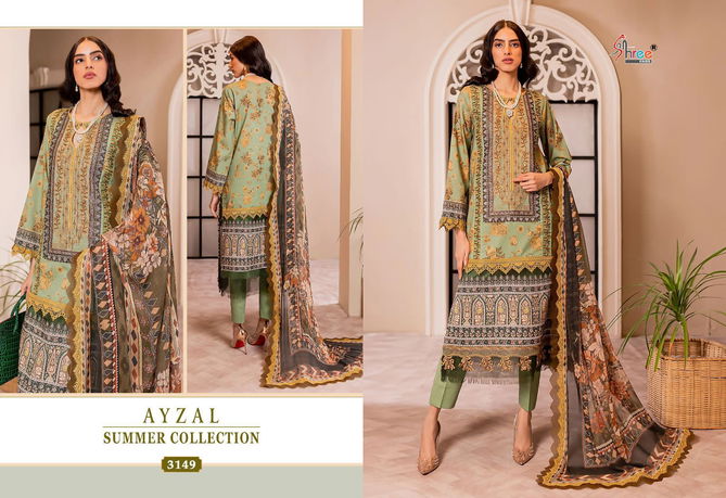 Ayzel Summer Collection Cotton Pakistani Suits Catalog